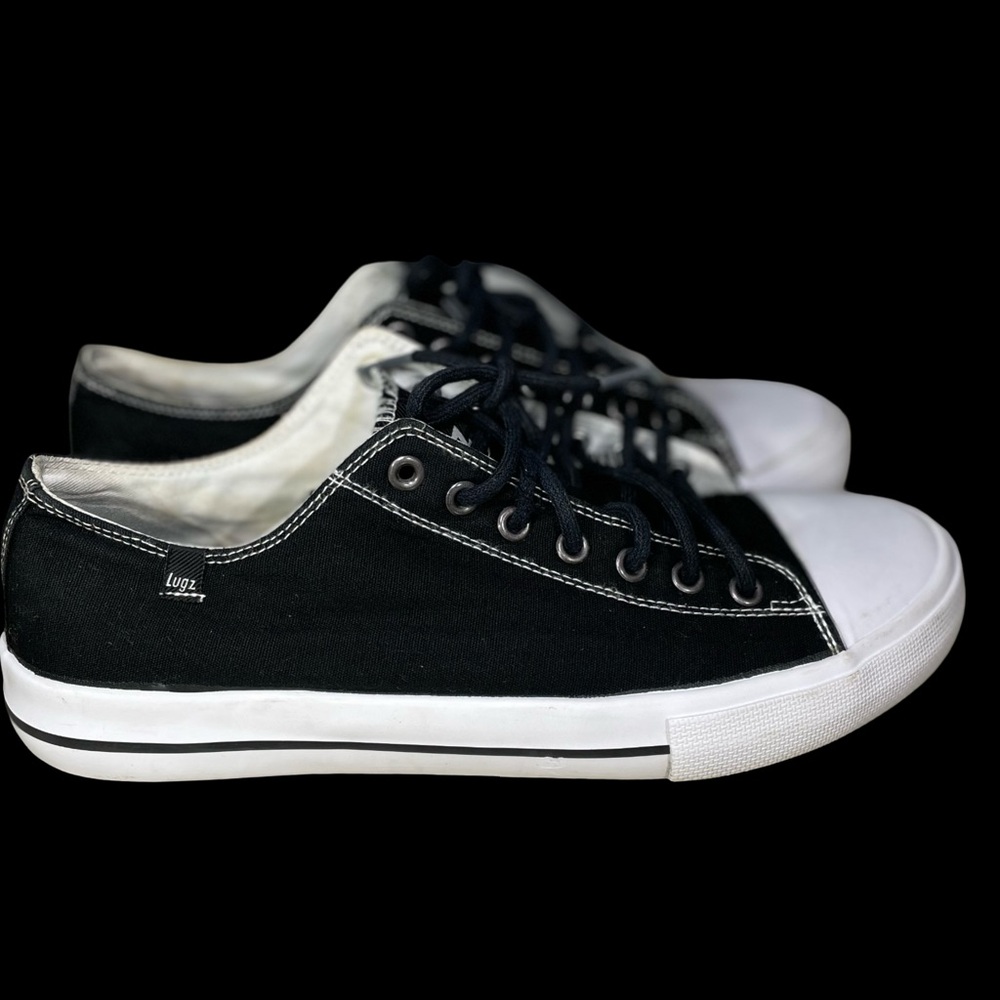 Lugz Men's Classic Black and White Sneakers